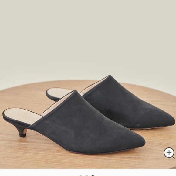 Jenni Kayne Oiled Leather Kitten Heel Mule - Picture 3 of 10